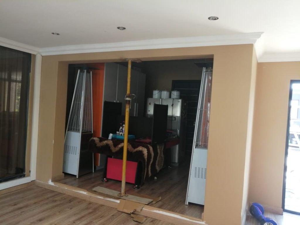 beam supporting a lintel by a reputable Johannesburg construction Company