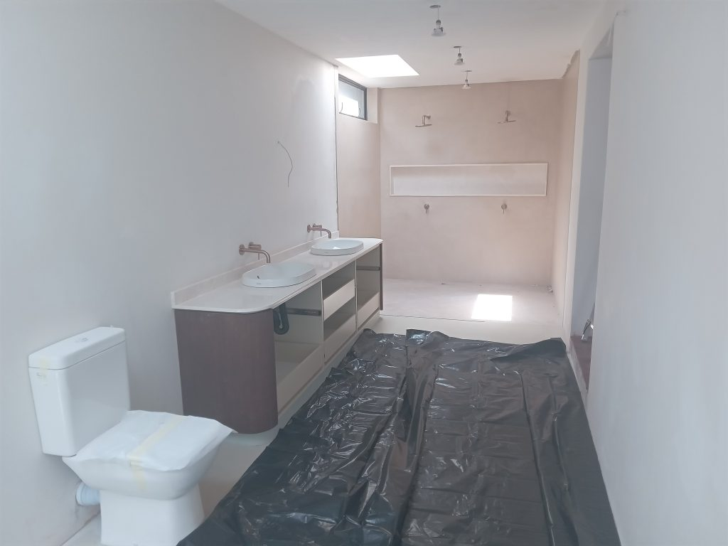 Bathroom water proofing and Painting.