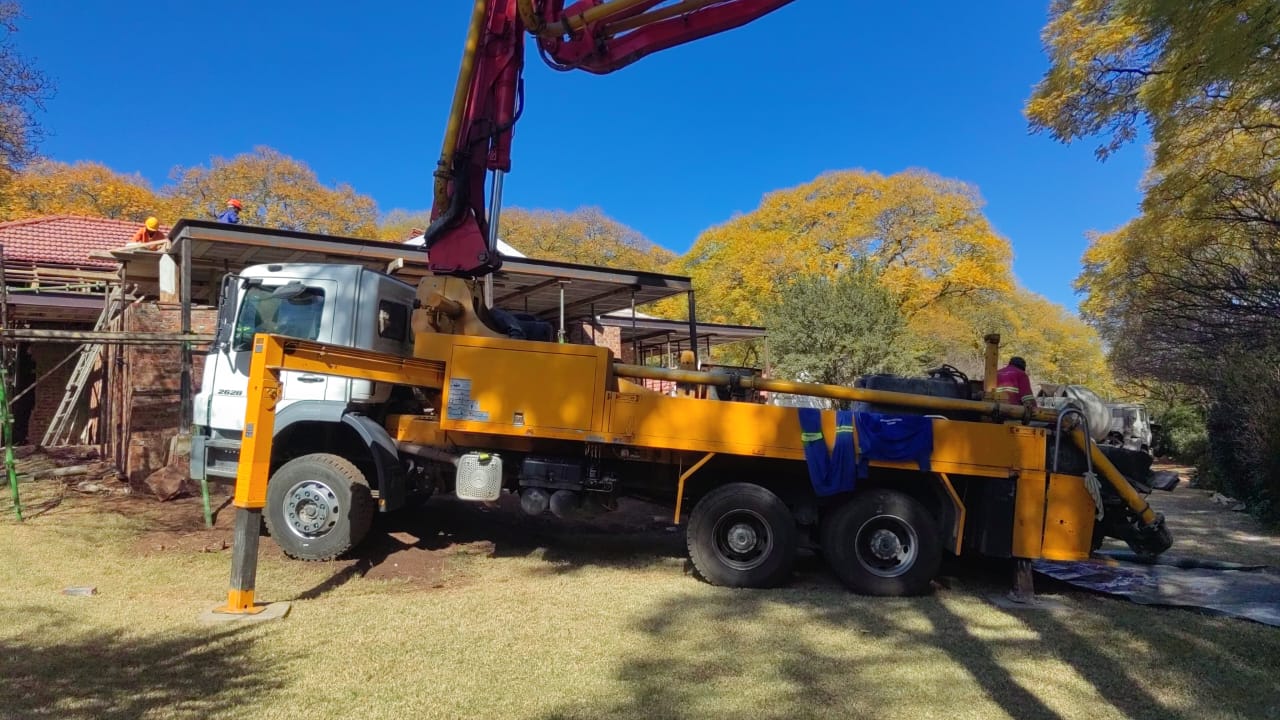 Flat Roof Slab Installation - Newlands Building Project