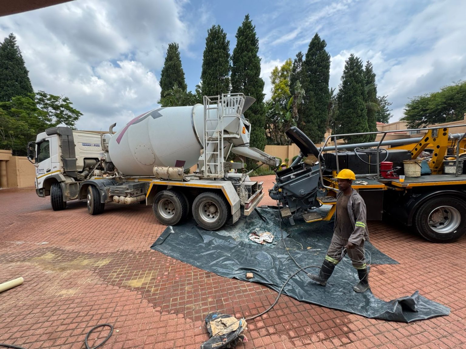 Flat Roof Slab Installation - Newlands Building Project